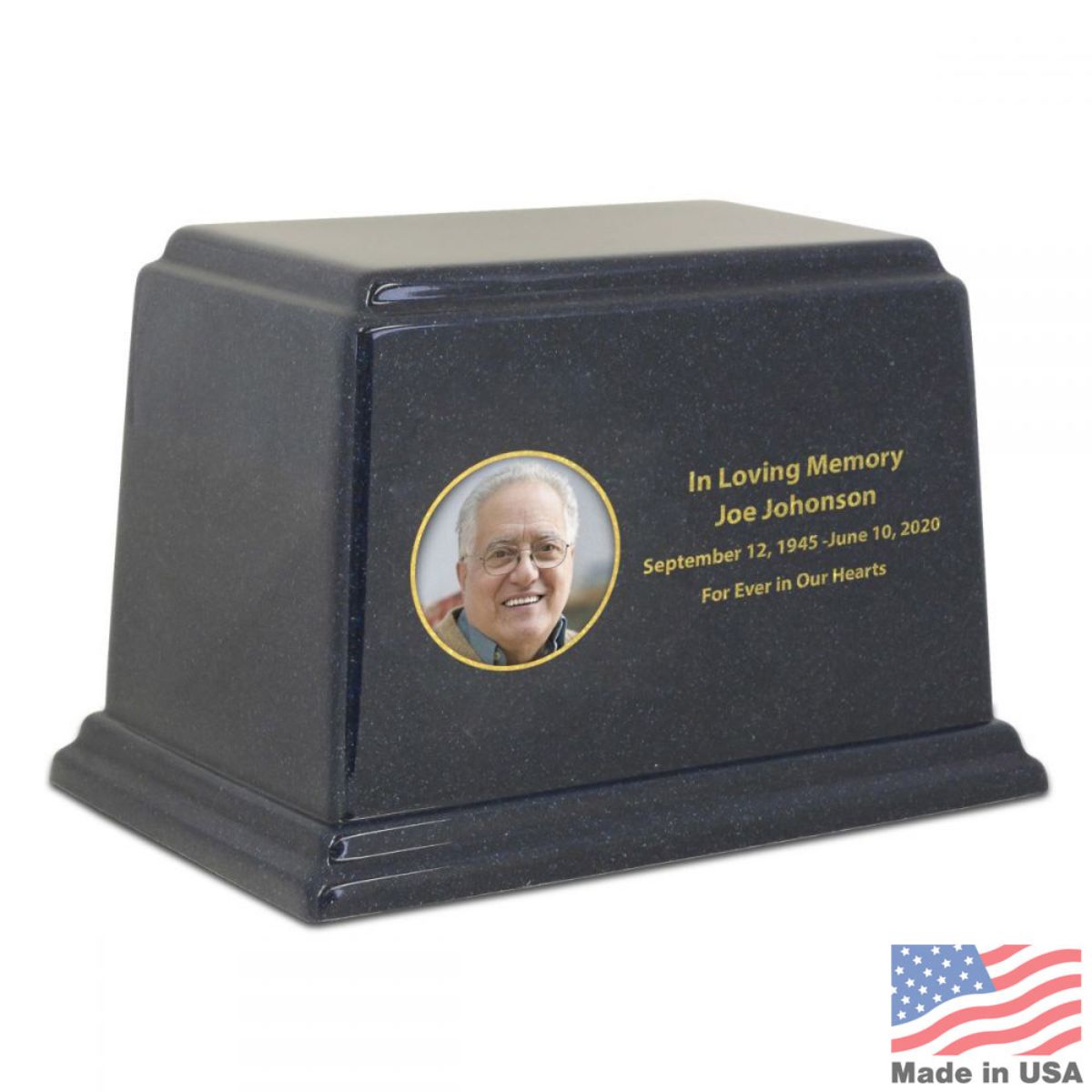 Life Treasured Blue Stone Urn